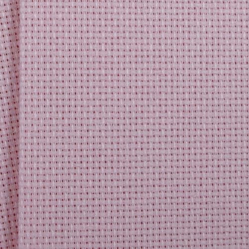 Image of KCS 16CT Counted Cotton Cross Stitch Aida Cloth Fabric (59 inch x 1 Yard,Pink)