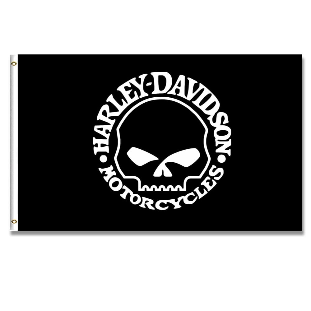 Kasflag Motorcycle Flag for Fans (3x5ft,150D Poly) Wall Decor For Outdoor Room Man Cave