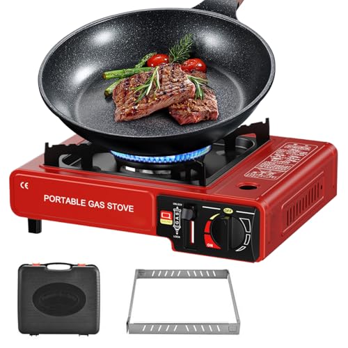 Zahoken Estufa De Cocina Para Camping, Hornillo De Cocina Al Aire Libre Para Acampada, Quemador Para Preparar Platos, Superficie De Cocción Para Comidas Exteriores En Senderismo, Hogar, Apartamento,