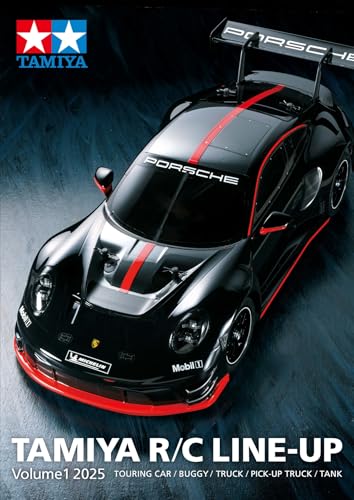 TAMIYA 64458 RC Line-Up Vol.1 2025 Englisch, Schwarz