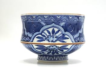 Amazon.co.jp: 加藤藤城造 祥瑞茶碗 茶碗 共箱 共布 茶道 茶道具