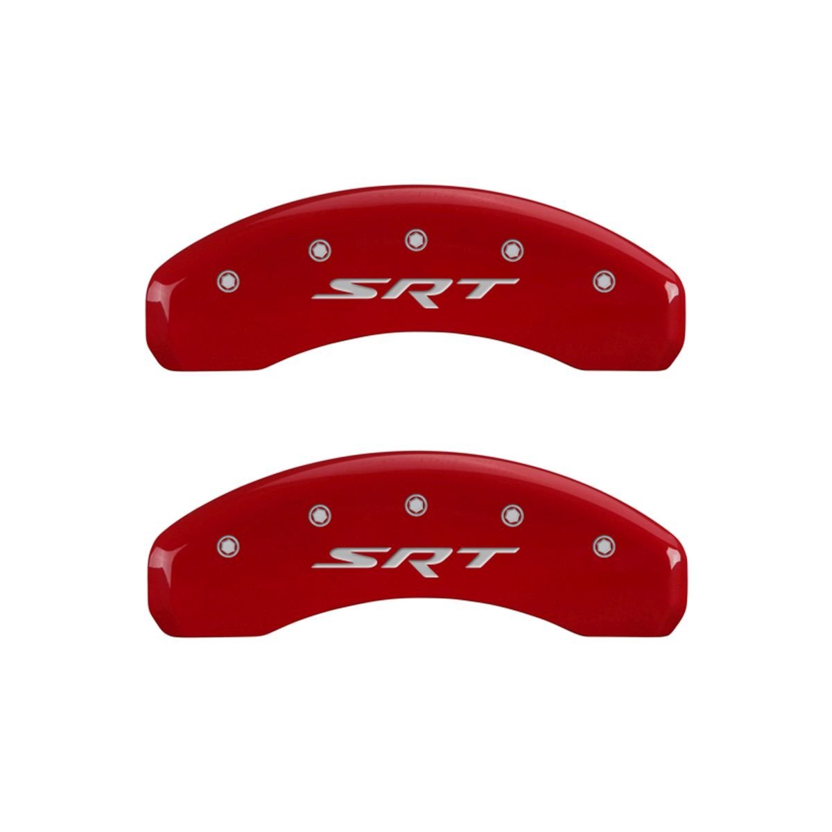 【94OFF!】 HALプロショップ2MGP Caliper Covers Dodge 12162Smoprd Red, Mopar, 4