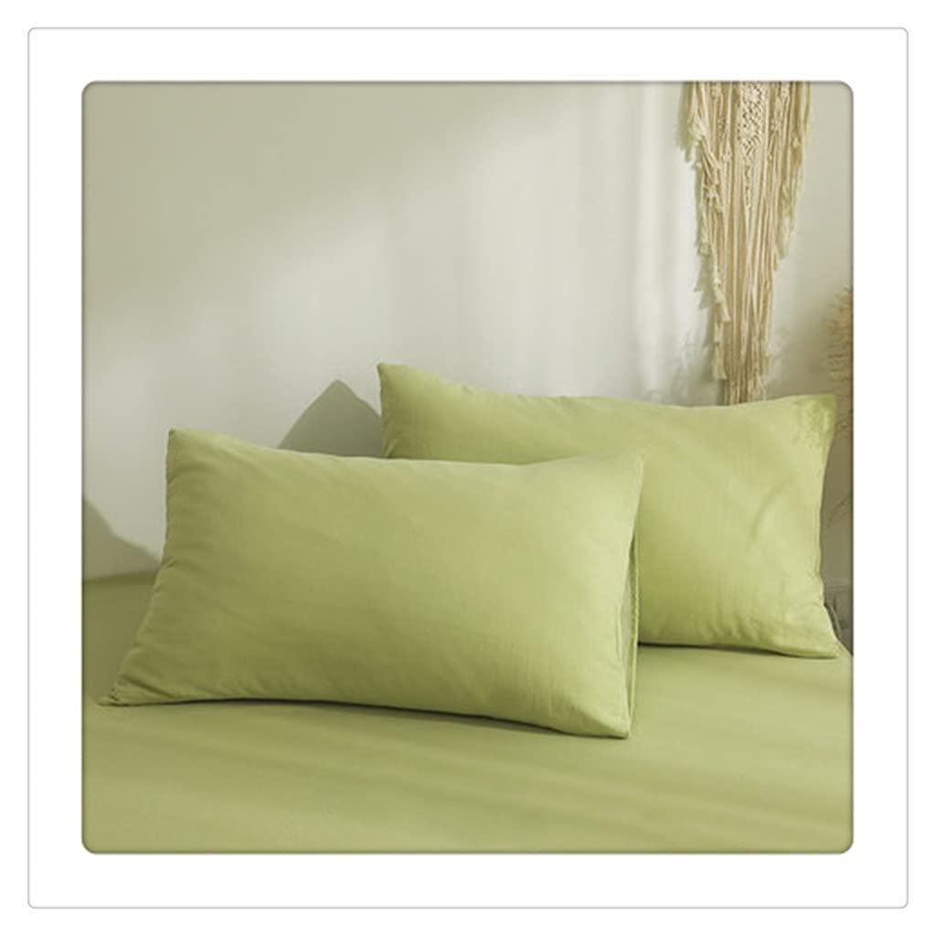 Cotton Color Small Fresh Fashion Pillow Case Standard Size Household Bed Bedding(Style F)