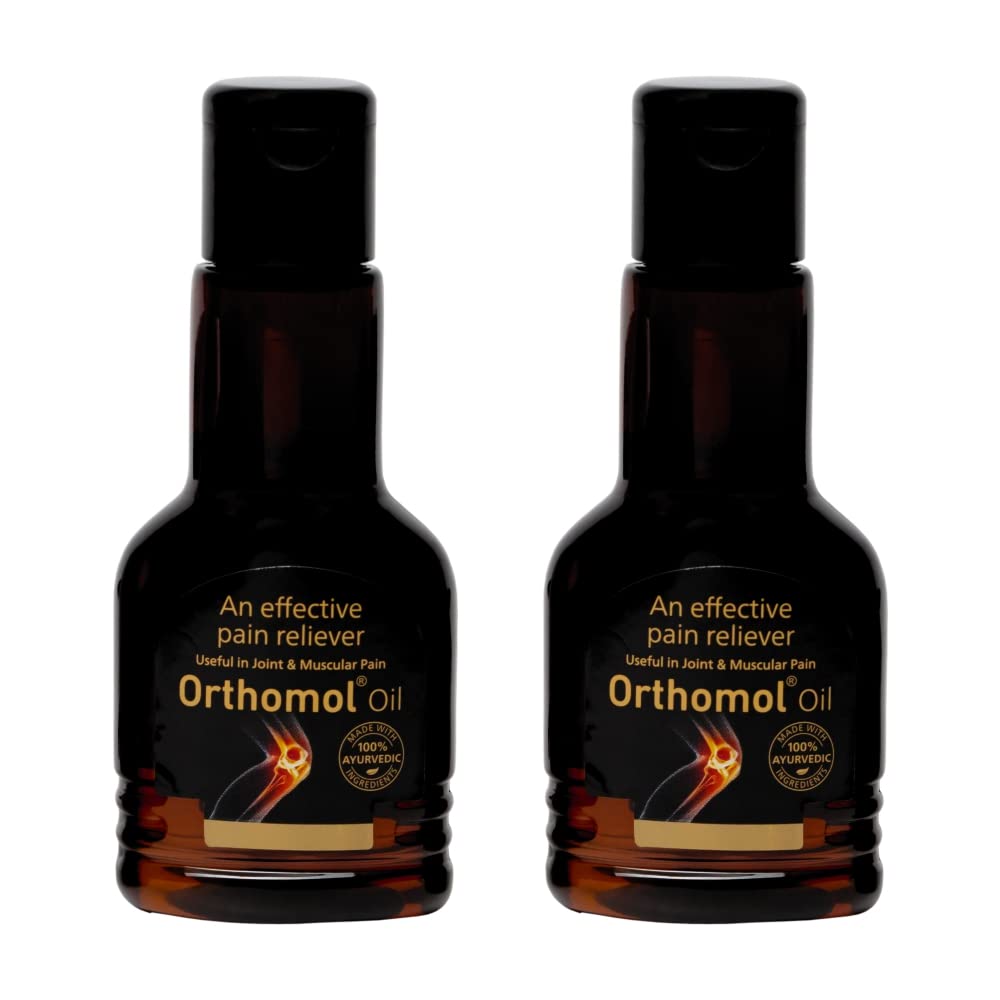 Ayurvedic Pain Relief Oil 50 ml for Joint Pain, Muscular Pain, Rheumatoid Arthritis, Osteoarthritis, Knee Pain (Pack of 2 (50ml X 2))