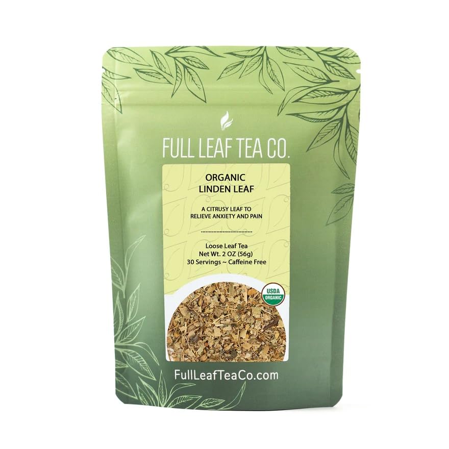 Organic Linden Leaf - 2 oz Bag (Approx. 30 Servings) | Full Leaf Tea Company