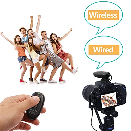 Aodelan For Canon Remote Shutter Release Wireless Compatible With T7, T7I, T6, T6I, 60D,T3I, 200D,800D,5D Mark Ii,Replace Rs-80N3 & Rs-60E3 Switch #TOP1