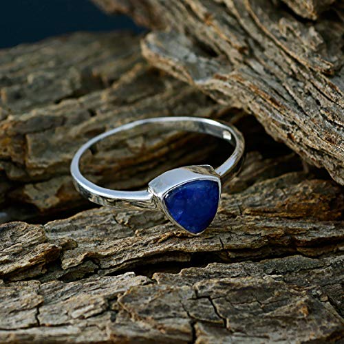 Bague en argent sterling 925 triangle : finis les bijoux ternes
