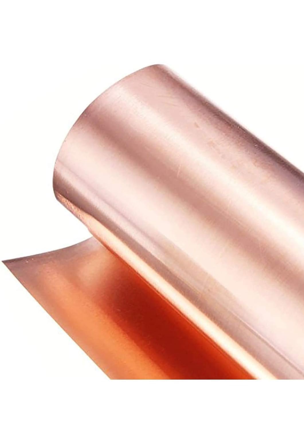 ART IFACT 99.9% Pure Copper Foil/Sheet 1000mm X 100mm (0.05 mm thick) for Art Crafts, Embossing, Vastu, Designing Embossing - Aviation Quality Copper (1 Meter, 0.05mm Thick X 4 Inch wide)