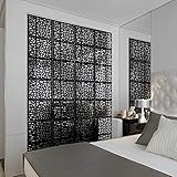 Kernorv Hanging Room Divider Made of Environmentally PVC, 12 PCS Partitions Panel Screen for Decorat