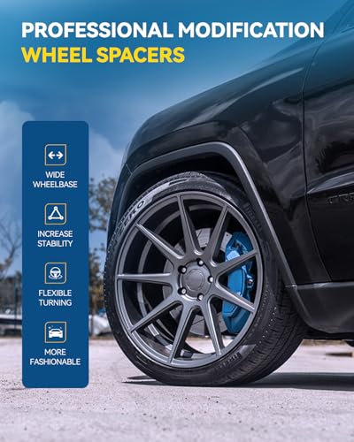 Image of PHILTOP 5x4.5 Lug-Centric Wheel Spacers 1 inch for Ford Edge