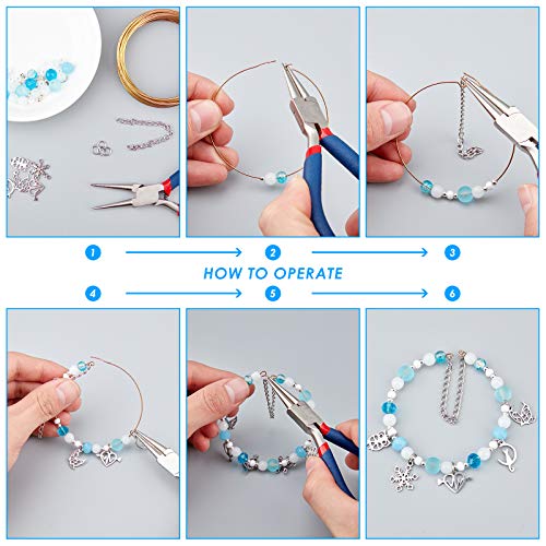 NBEADS 15pz ciondoli in acciaio inox, forme miste