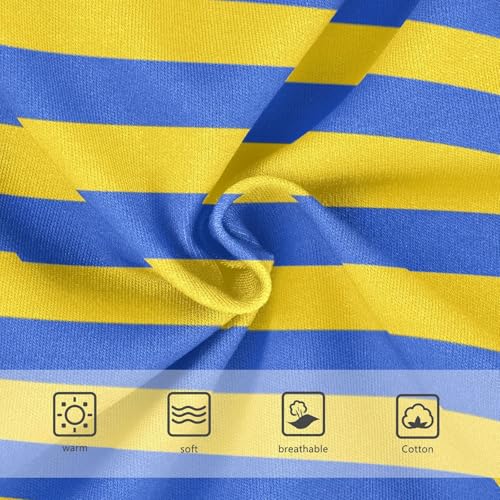 Yellow Blue Stripe Toddler Girls's Underwear 2T3