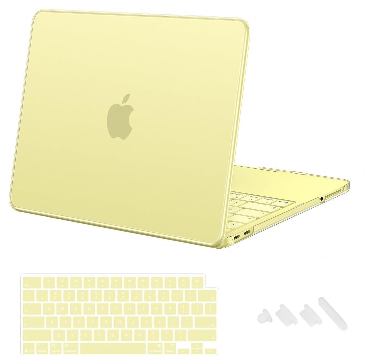 Midkart Compatible with MacBook Neo Case 13 inch 2026 Release Model A3404 with A18 Pro Chip Hard Shell Case Cover with Keyguard and Dustplugs, Crystal Citrus — Amazon image 8