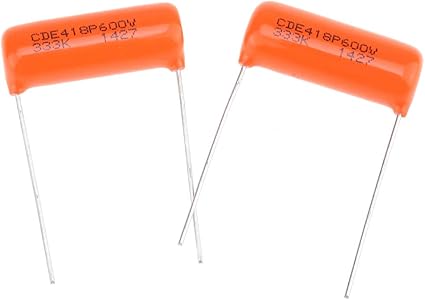 Amazon Cde Sprague Orange Drop オレンジドロップ ギター ベース用 コンデンサー 0 033uf 418p 333k 600v 2個セット 楽器 音響機器 楽器 音響機器