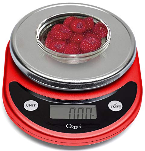 Ozeri Pronto Digital Multifunction Kitchen And Food Scale, Black On Red #TOP3