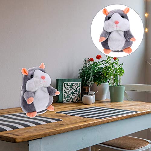 TOYANDONA Sprechender Hamster Figur 18CM Plüsch Maus Elektronisches Spielzeug Baby Plüschtier Stofftier Kuscheltier… – Bild 4
