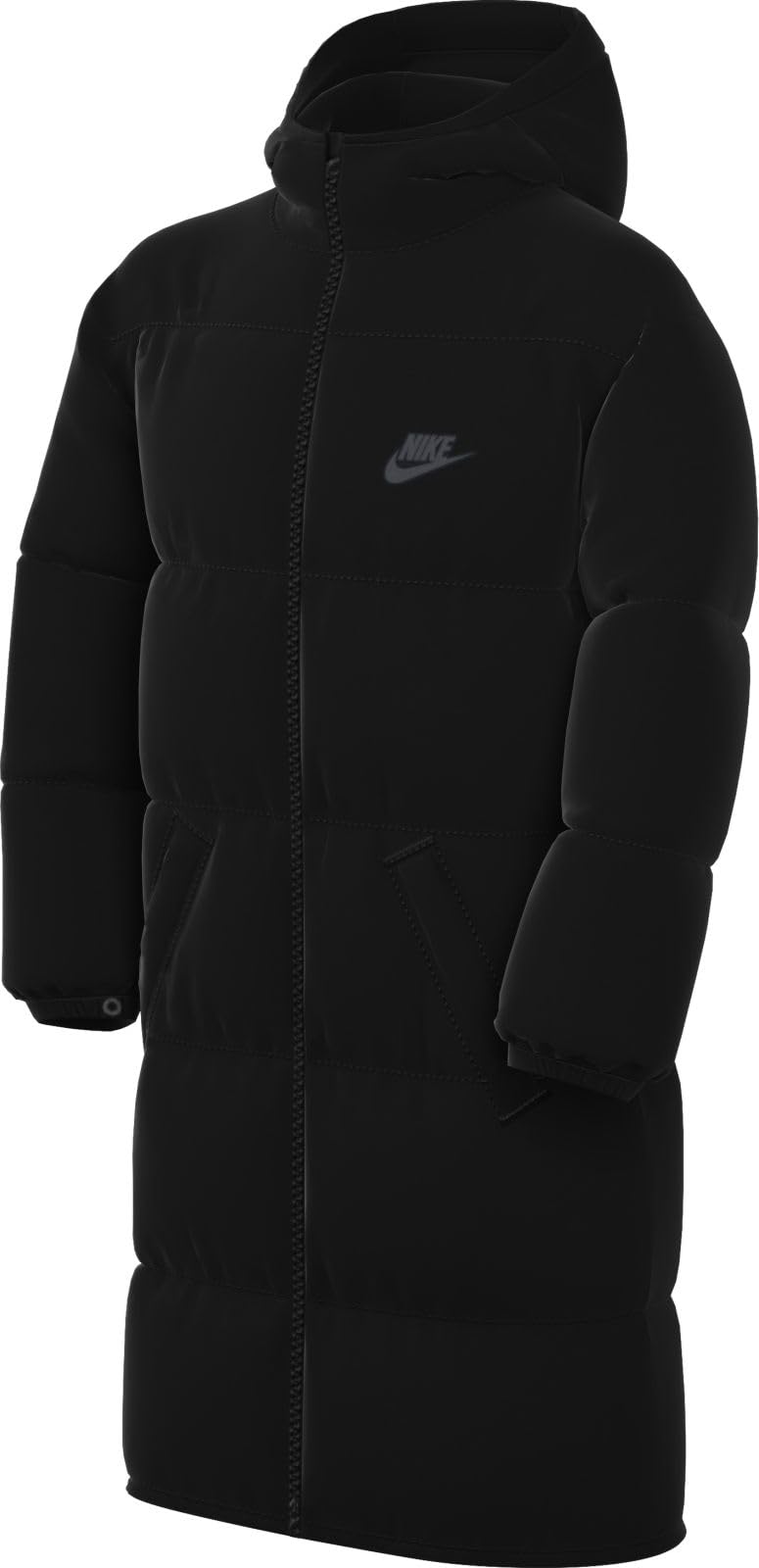 NIKE FD2842-010 K NSW TF HIGH SYNFL HD PRKA JK Jacket Unisex BLACK/BLACK/ANTHRACITE Size XS