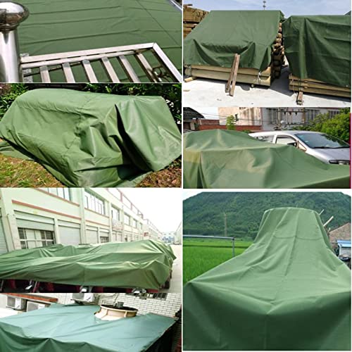 Bâche imperméable avec oeillets bâche de protection verte 4x6m - 3