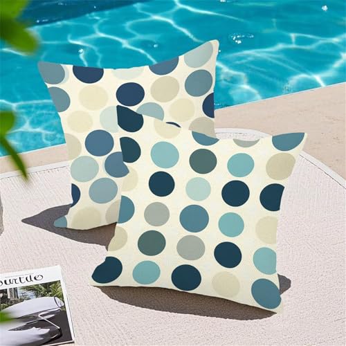 Housse coussin 65x65 fermeture éclair cachée lin imperméable abstrait m-136 - 6