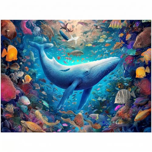 1000 Piece Puzzle for Adults, Guardian of the Ocean Jigsaw Puzzle - image 1