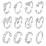 【PASSENDE GRÖSSE】Das offene design kann an ihre bedürfnisse angepasst werden: saumen ringe, gelenk ringe, knöchel ringe, stapel ringe, midi ringe, zehenringe sind alle verfügbar. Leicht und stilvoll, frei, um eine cielzahl von outfits zu kreieren