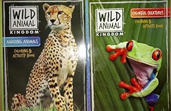 Kappa Publication 148510 Wild Animal Kindom Coloring Book Assorted Styles