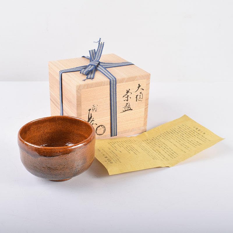 大樋焼 巳の絵 茶碗 長阿弥造