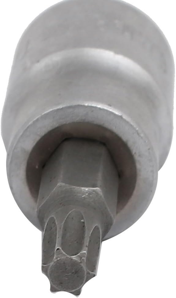 TX27 Torx Head 3/8-inch Square Chrome Vanadium Steel Drive Socket Adapter 2pcs