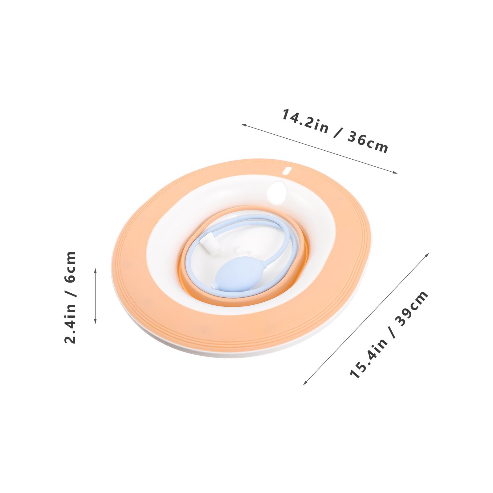 BETOOKY Bacinella per Lavaggio Intimo Post Parto per Donne Incinte con Design Antiscivolo, Materiale Pp e Tpr, Adatta per Toilette Rosa, Accessorio Pratico per Igiene Quotidiana