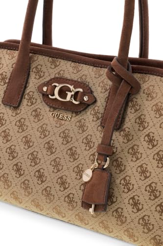 GUESS Femme Sac Satchel Samantha Girlfriend Satchel Beige