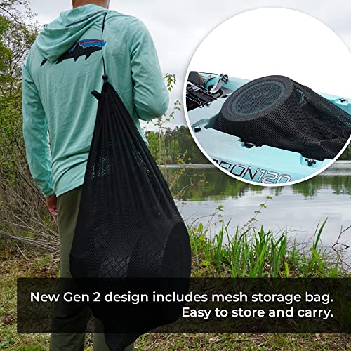 Blue Dot Outfitters Heavy Duty Kayak Cart Gen 2 Design Flat-Free Wheels 450 Lb Weight Rating For Kayaks And Canoes Kona Kayak Cart Kayak Accessories For Fishing #TOP4
