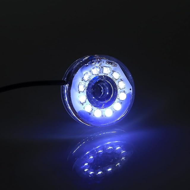 Foto 6 de 7 de DONGKER Luz LED para acuario, USB, 5 V, 1 W, luz blanca impermeable, lámpara para pecera para acuarios