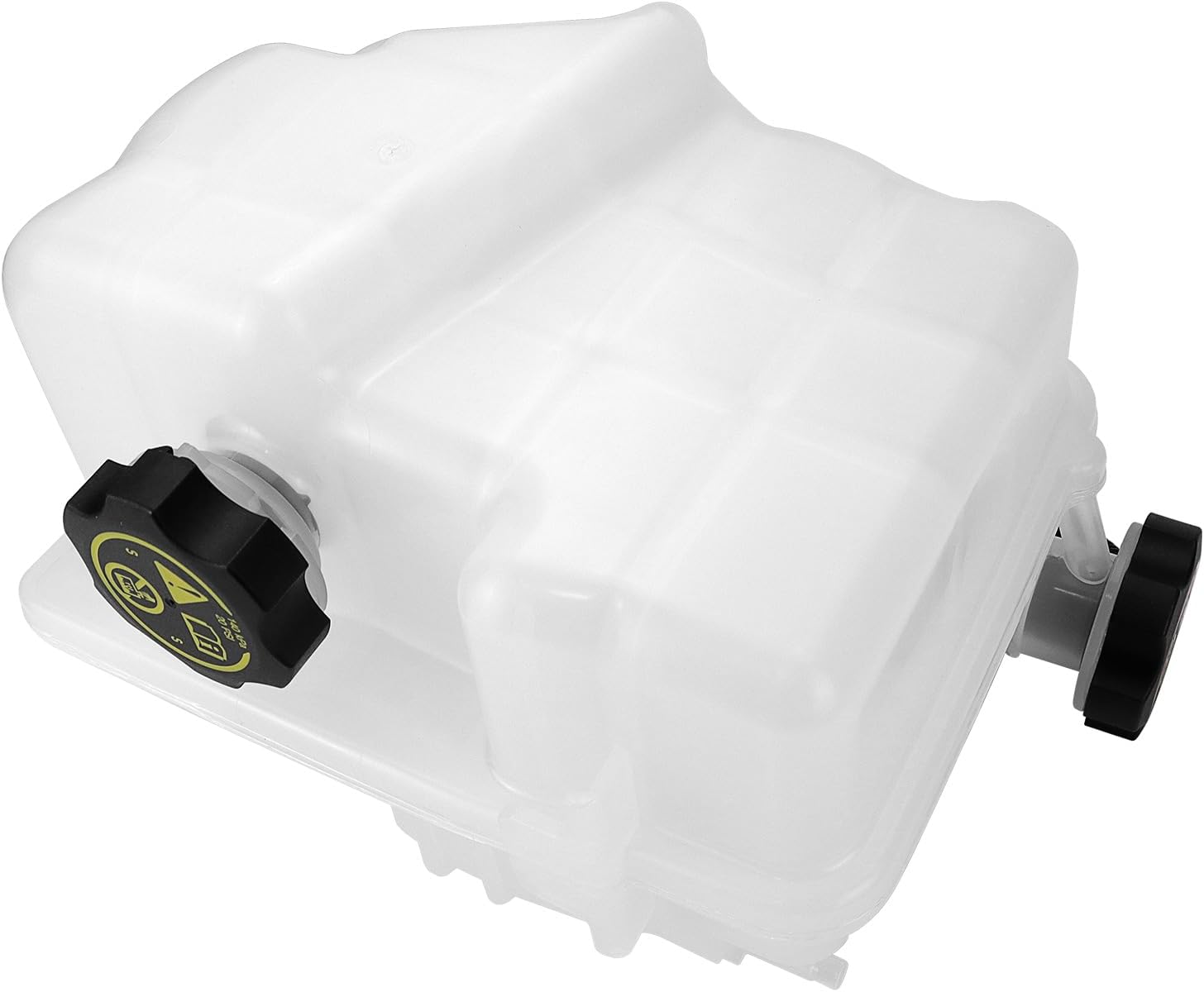 Engine Coolant Reservoir Overflow Tank 84257137 Duramax 6.6L V8 For Chevy Silverado 2500HD 3500HD 4500HD 5500HD 6500HD 2017-2024 For GMC Sierra 2500HD 3500HD 2017-2019 Replaces 84257137