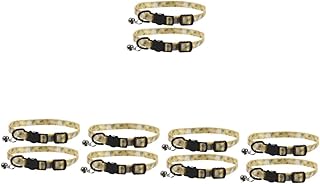 iplusmile Coleira De Gato Coleiras Ajustáveis Para Filhote De Cachorro Sino Coleira De Gatinho Coleira De Gato Floral Coleira De Gato Padrão De Flor Coleira De Gatinho Fofo Coleiras De