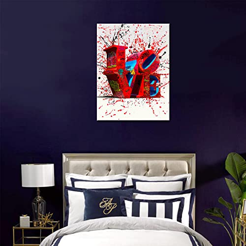Banksy Canvas Wall-Art For Bedroom - Fashion Street Graffiti Wall Art - Abstract Painting Pop Art Wall Decor Modern Home Office Decor #TOP3