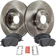 SureStop Brake Disc and Pad Kit Compatible with Hyundai Tucson 2010-2015, Kia Sportage 2011-2016 Plain Surface, 5 Lugs, 299.97 mm, Ceramic, AWD, Pro-Line Series