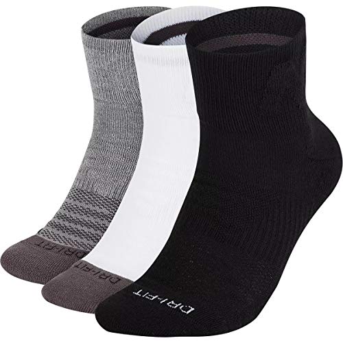 Nike Unisex Socks Polyester/Nylon Blend Sx7940 Gray (Men 8-12 Women 10-13) #TOP12