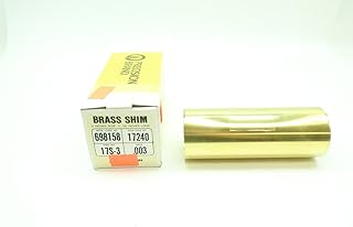 PRECISION BRAND 17240 17S-3 BRASS SHIM STOCK 6IN X 100IN X 0.003IN D613023