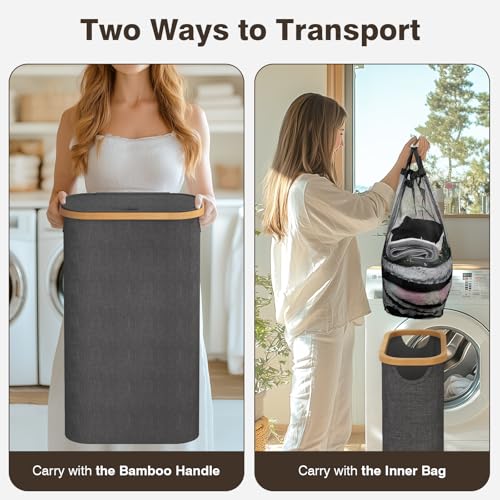 Bathola 75L Slim Laundry Hamper thumbnail 3