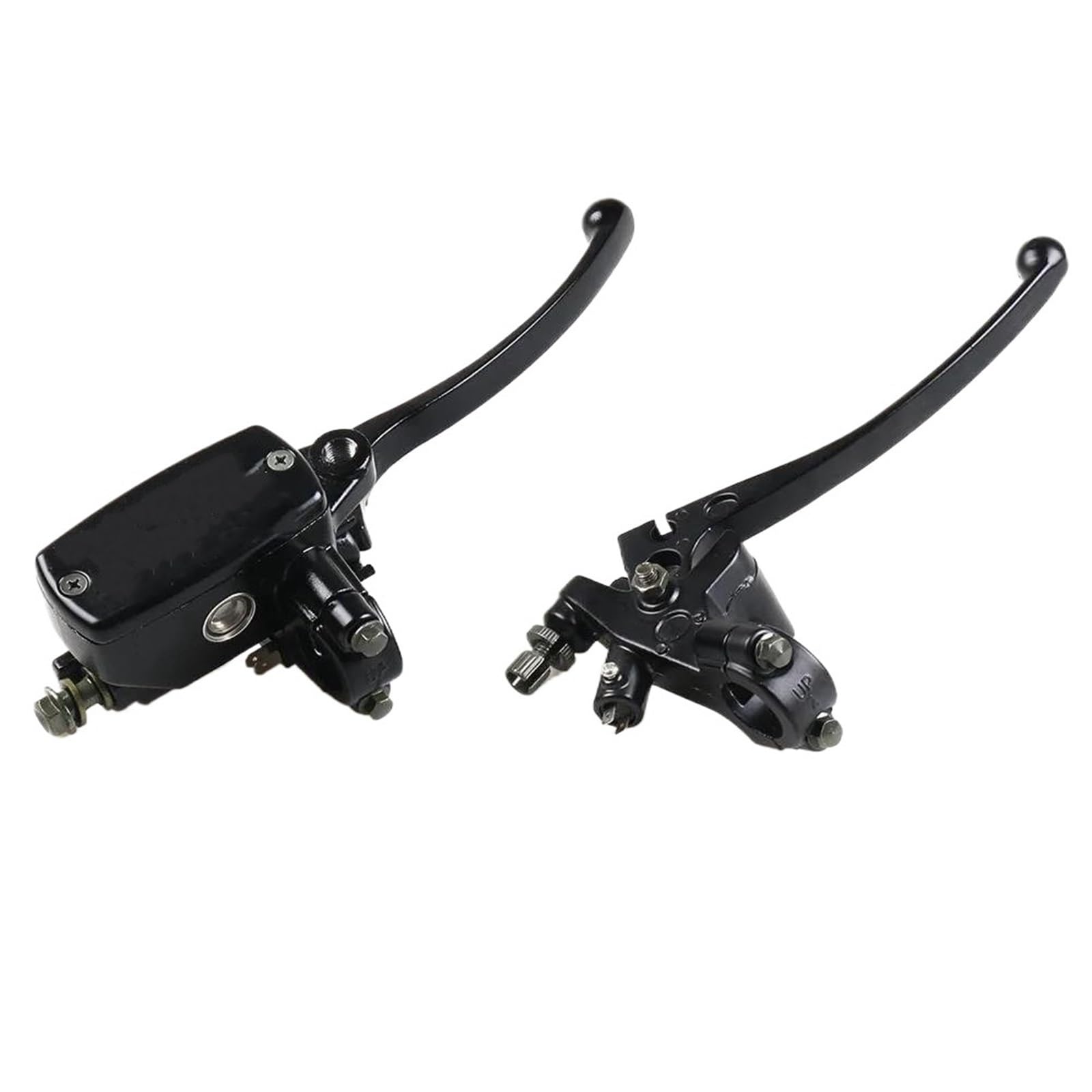 Aiolglkpow Black For Tiger For 800 7/8" 22 Mm Handlebar Master Cylinder Hydraulic Brake Control With Clutch Lever Handlebar Brake Clutch Lever(Black)
