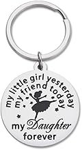 Fleure Esme My Little Girl Yesterday Printed Mom Dad To Daughter Keychain