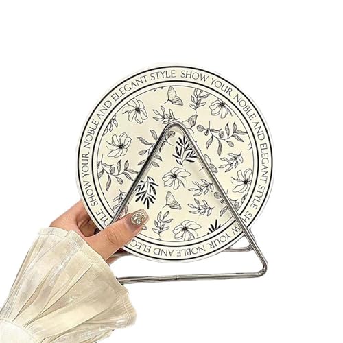 Image of CALANDIS 4Pcs Hot Pot Heat Insulation Pad Creative for Tabletop Dining Table Bathroom | 4 Drink Coasters 1 Tripod