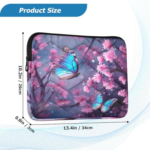 Funda para portátil Blue Butterfly 15-16 pulgadas resistente al agua miniatura 3