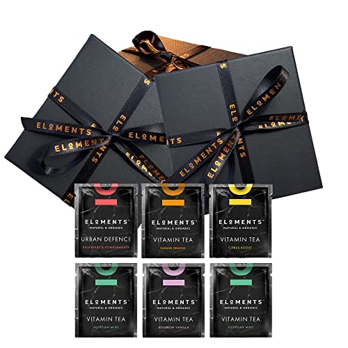 Eloments Christmas Tea Sampler Pack | 3 Boxes of Assorted Premium Tea for Stocking Stuffers, Secret Santa Gifts, & White...