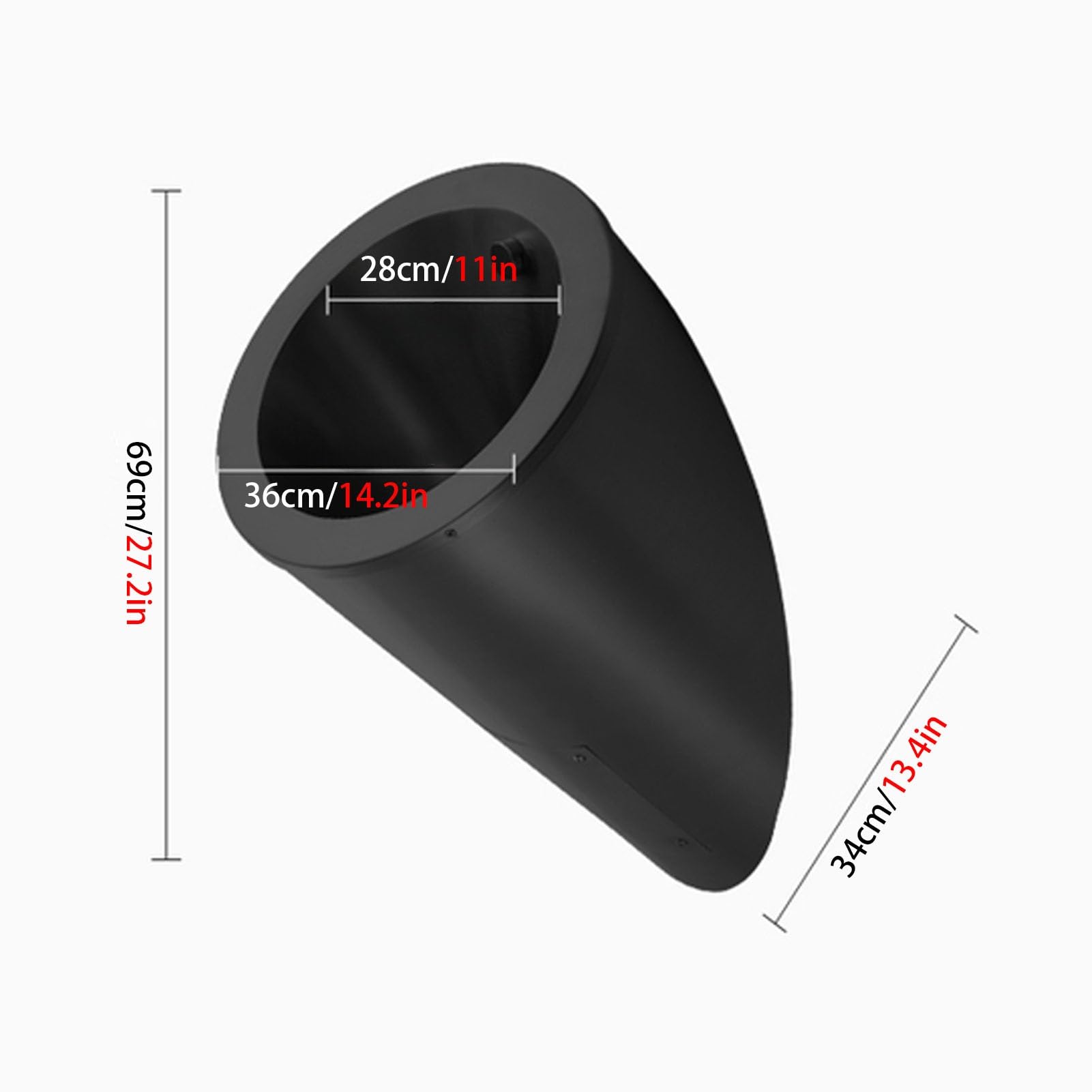 OTQEFTN Wall Mounted Sensor Urinal, 304 Stainless Steel Urinal, Men's Flushing Urinal, Bathroom Toilet Spill Proof, Used in Hotels, Schools Public
