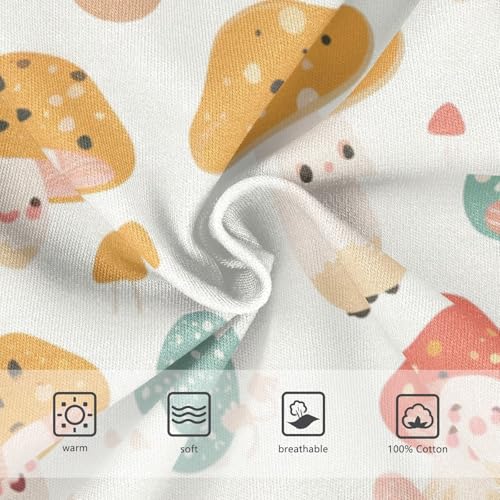 KLL Mushroom Doodle Baby Boys Cotton Training Underwear Breathable Children Panties3