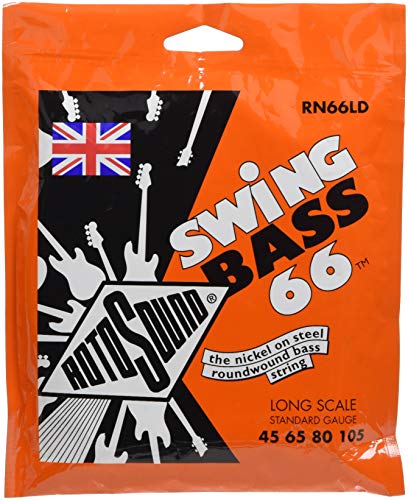 Rotosound CRS RN66LD Jeu de Cordes Swing Basse Vintage 45-105 - Les Beatles, Paul McCartney, John Lennon, RIngo Starr, George Harrison Rotosound CRS RN66LD Jeu de Cordes Swing Basse Vintage 45-105