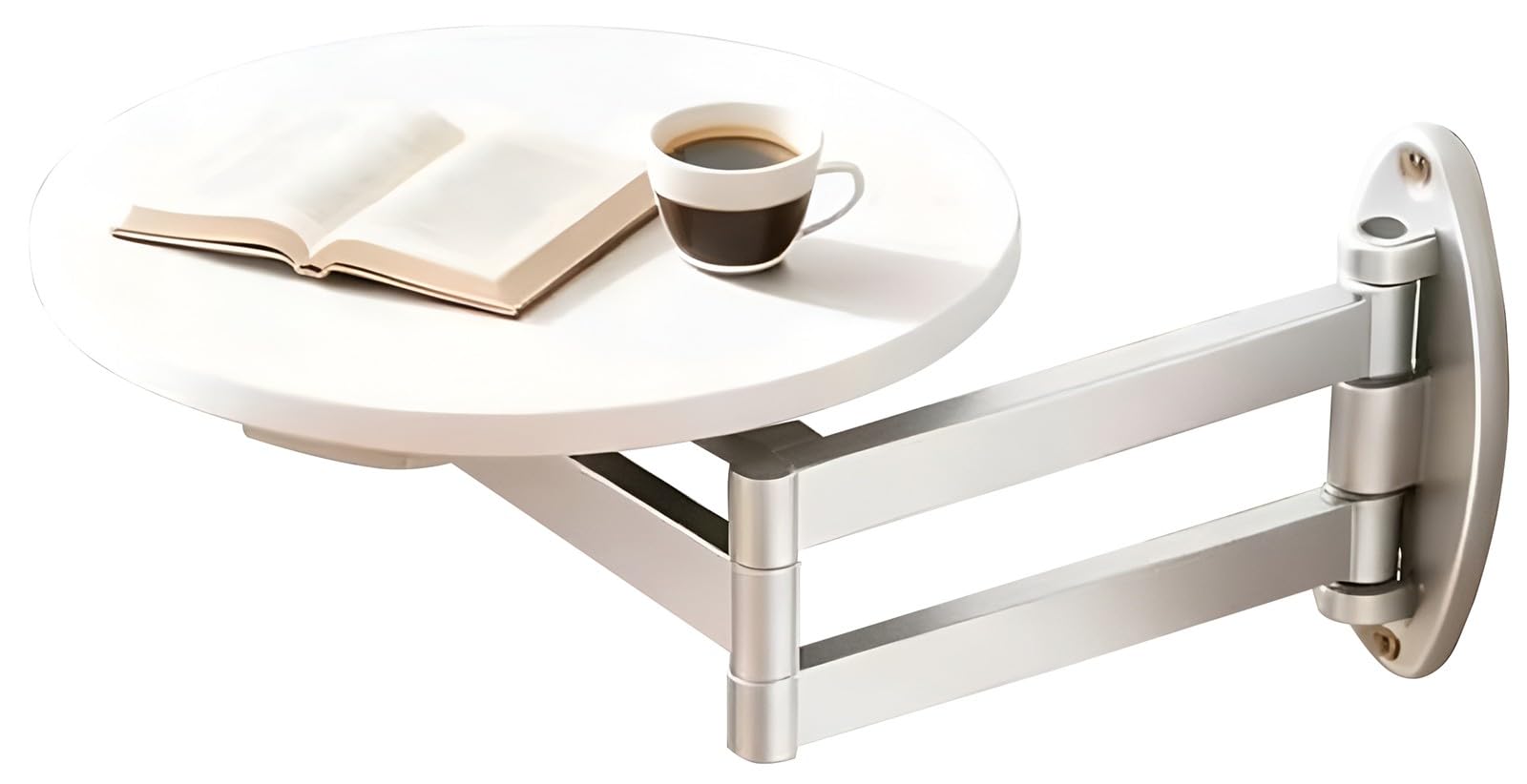 Table ronde murale pliante de cuisine ou bureau rabattable de studio