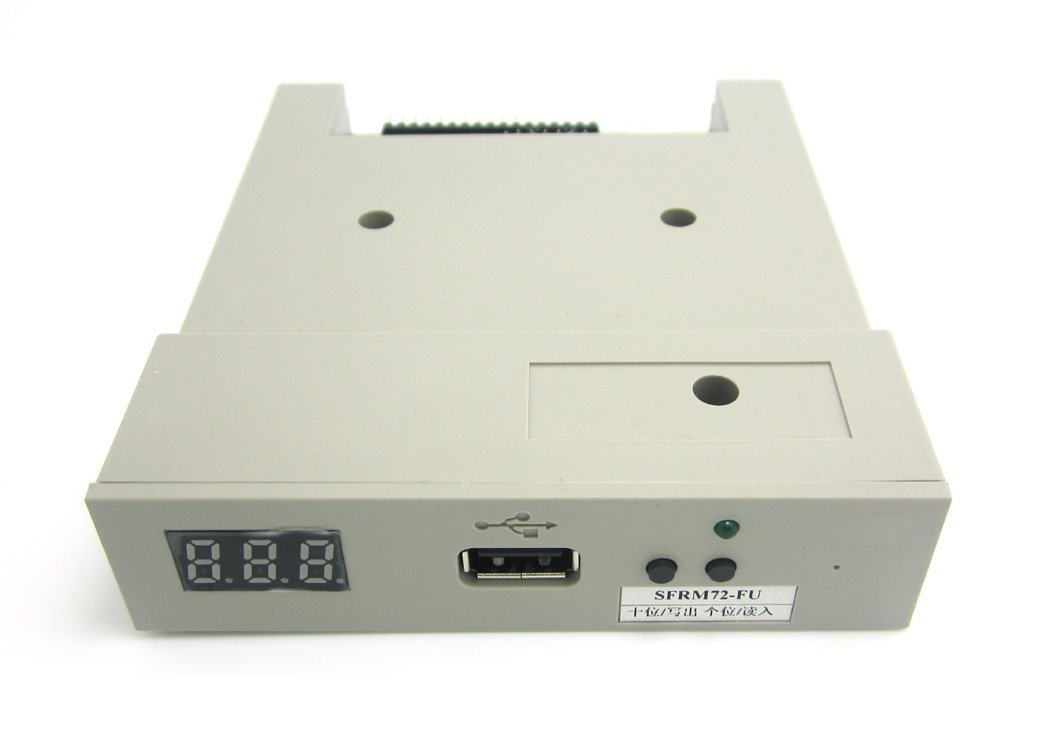 Namvo SFRM72-FU – émulateur de Lecteur de Disquette Externe avec USB, Blanc