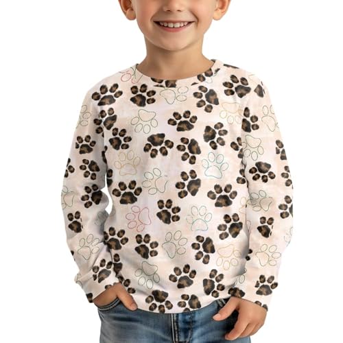 Image of Girls Basic Tee Shirts Outdoor Long Sleeve Shirt Winter Clothes Size 3-16 Top Fall Clothes Gift for Holiday